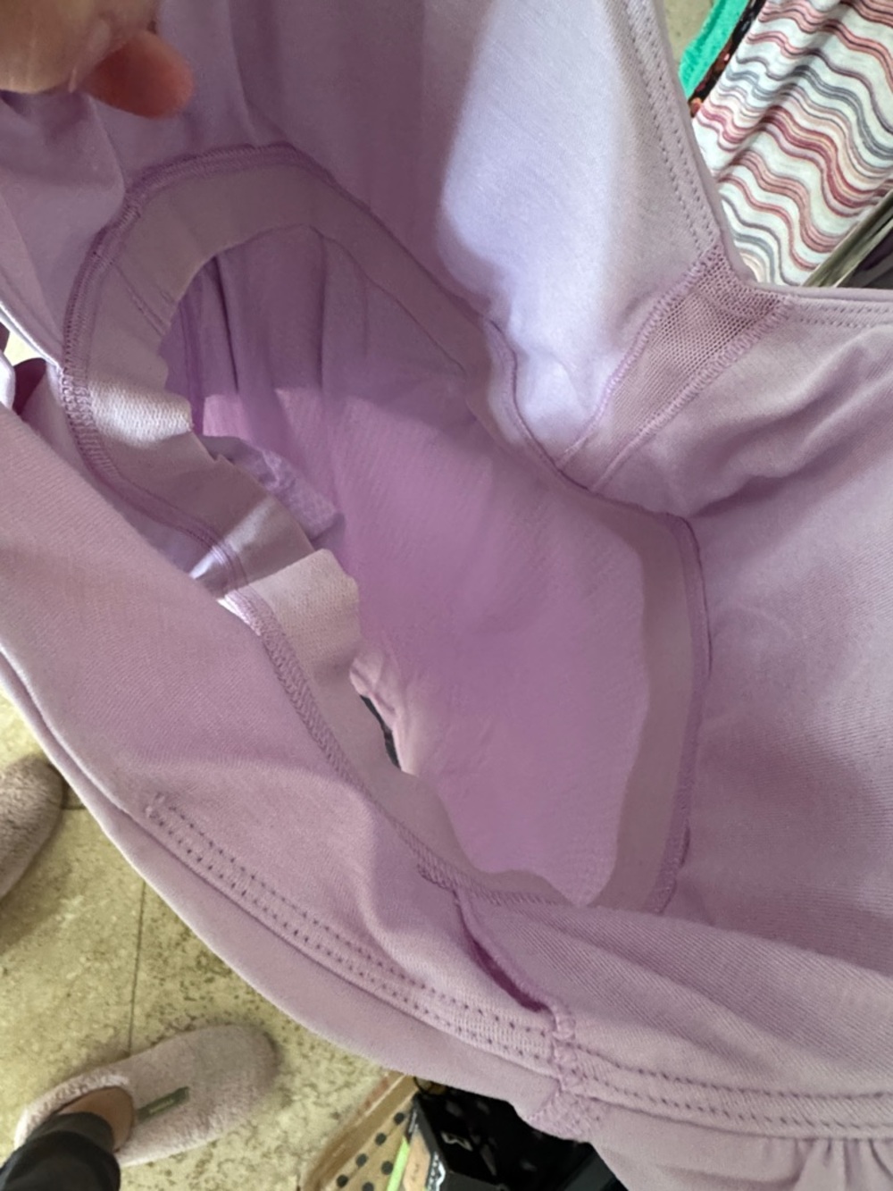 Lilac Cross-Back Women's Top - Picture 4 of 5